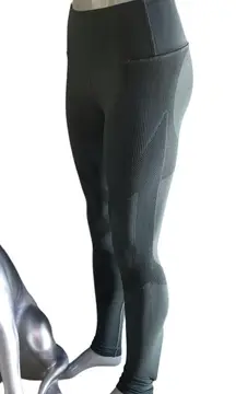 Alphalete Seamless Green Leggings Women's Size Medium