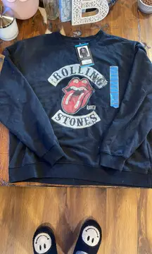 Rolling Stones Crewneck Lightweight Sweatshirt