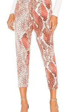 NBD x Naven Anne Pants in Red Snake – Size Medium – Sold at Revolve
