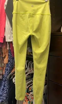 Lululemon Neon Yellow Leggings