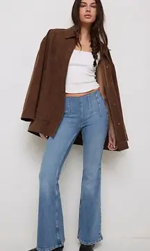 Free People we the free Kiera pull in flare jeans 27 NEW