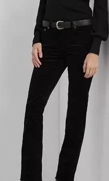 Beautiful Lauren Ralph Lauren Black Corduroy Pants!