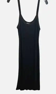 Z SUPPLY Black Ribbed Tank Dress - M