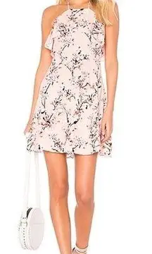 Cupcakes and cashmere Corralyn Floral Halter dress