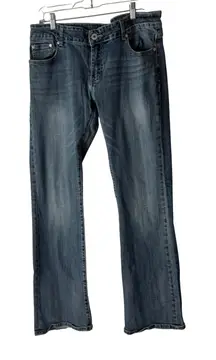 Hollywood Blues Bootcut Jeans Women Size 18 X Long Medium Wash Denim Western