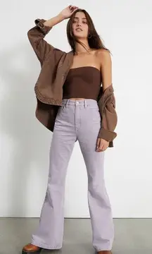 PacSun purple flare jeans