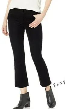 NEW J Brand black‎ selena bootcut midrise skinny crop corduroy pants, 30