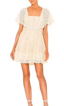 Jonathan Simkhai Avalon Crochet Mini Dress‎ Size XS