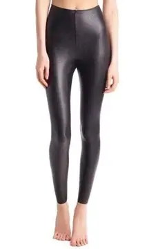 Commando Faux Leather Leggings Black Size Medium