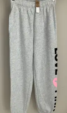 V/S PINK - VERY RARE - SIZE XS -Campus Sweatpants w/ Sequin Graphic - Brand New!