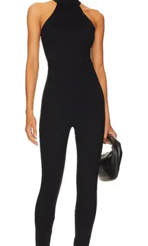 susana monaco Mock Turtleneck Legging Jumpsuit