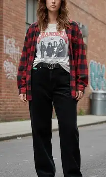 Empyre Tori 90s Black Corduroy Skate/Streetwear Pants. Size 7