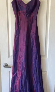 Vintage Faviana Iridescent Rhinestone Strap Formal Dress Hoco Y2K‎ Fairy USA 5/6