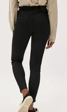 Everlane The Authentic Stretch High-Rise Black Skinny Jeans 28 For Tall Boots