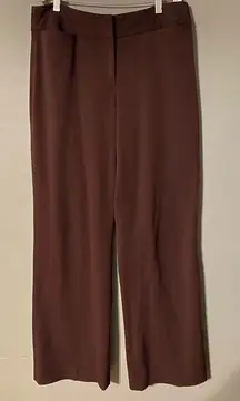 Rafaella Purple/Plum Straight Leg Dress Pants Size 8