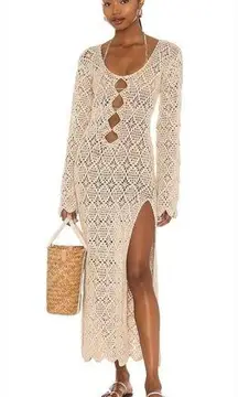 Tularosa Tarik Maxi Dress in Creme