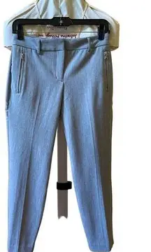 Express Stretch Ankle Columnist Mid Rise Office Work Pants Trousers Size 0S Gray