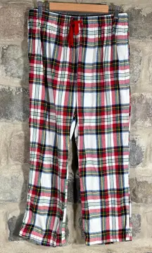 Old Navy Women's Flannel Pajama Pants Plaid Red Green Blue Yellow Size Large