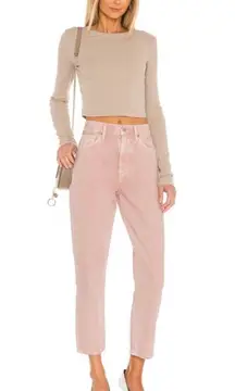 Marlee Relaxed Taper Jeans in Cactus Bloom