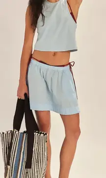 NWT Free People Milani Set, Light Blue, size XL