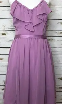 🌻Alfred Angelo Lavender flowy formal dress Size 16