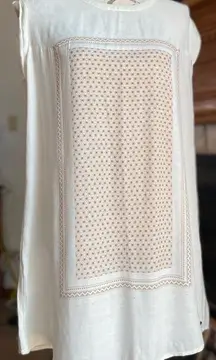 Roxy Sun Rays Cream Beach Cover Up Summer Dress - S