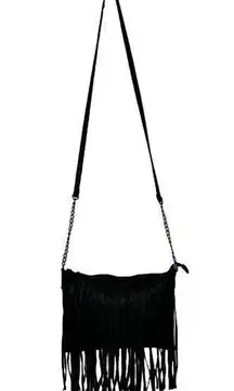 Deb & Dave black fringe shoulder bag!