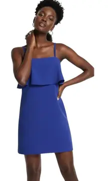 NWT Elizabeth and James Heather Mini Dress Womens 2 Blue Feminine Cocktail