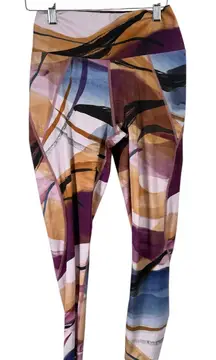 Soma Wknd 360 High Rise Crop Legging Go with the Flow Purple NEW Womens Medium