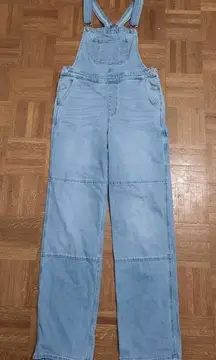 Hollister Ultra High Rise Vintage Straight Overalls Jeans Size S
