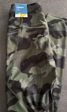 High-Rise Camo Powersoft 7/8 Ankle Leggings