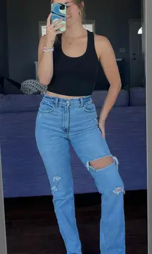 Ultra High Rise 90s Straight Jean