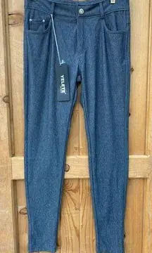 Yelete Grey Pull On Jeggings Size Medium