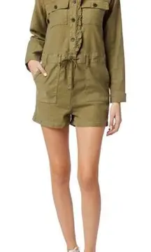 Hudson Jeans Utility Jumpsuit Olive Green Large‎