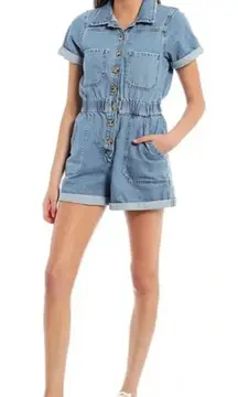 Gianni Bini Denim Romper Size Medium
