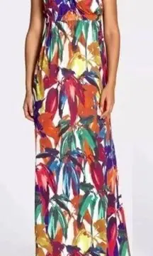 Trina Turk Tropical Maxi Dress Size 0