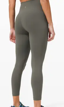 Lululemon Wunder Train High-Rise Tight 25", Grey Sage