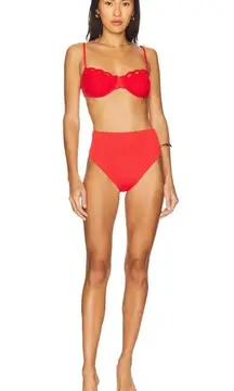 VIX Bela Hot High Waist Bikini Bottom, Size Medium, $108