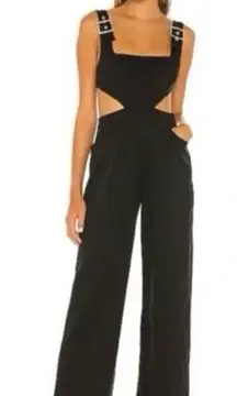 WeWoreWhat Revolve Cut Out Overall in Black Size 6 NWT