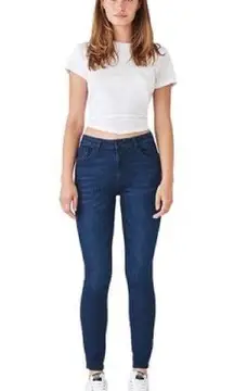 DL1961 FLAWED  Equinox Farrow High Rise Skinny Jeans Size 30 US