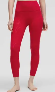 Lululemon NWT Align Lunar New Year 25” Leggings Year Of The Snake Embossed 14
