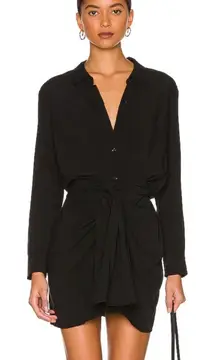 L*Space Aura Mini Tie Dress - Swim‎ Cover Up Small Black