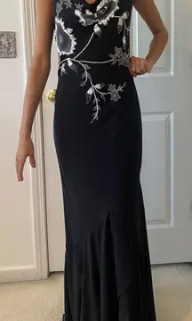 long floral prom /formal dress