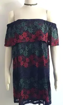 Off Shoulder Lace Boho Dress