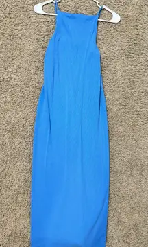 high neck bodycon dress