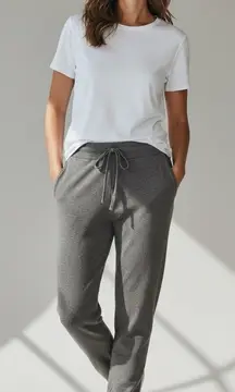 Barefoot Dreams CozyChic Ultra Lite Knit Track Pant Womens Large Joggers Carbon