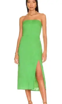 Revolve SNDYS Serena Midi Dress In Green