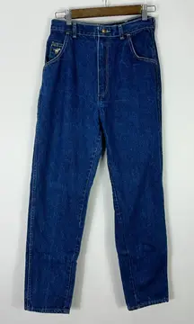 Wrangler Jeans 13 High Rise Vintage 90s Y2K Mom Straight Tapered Rigid Denim