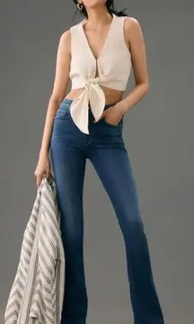 Mother Runaway Flare Jeans In Home Movies 23