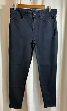 Talbots 6 Simply Flattering 5-Pocket Ankle Skinny‎ Dark Wash Stretch Jeans 0413